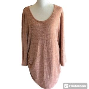 Faded Glory Lace Hatchi Knit Tunic Top Size XXL